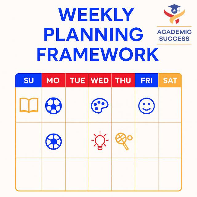 Weekly Planning The Academic Success Framework