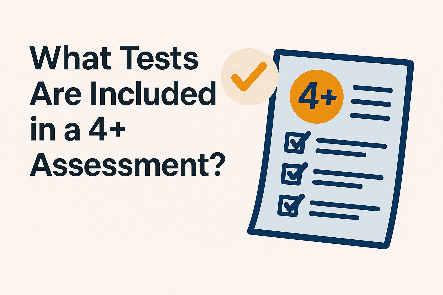 4+ Assessment Tests