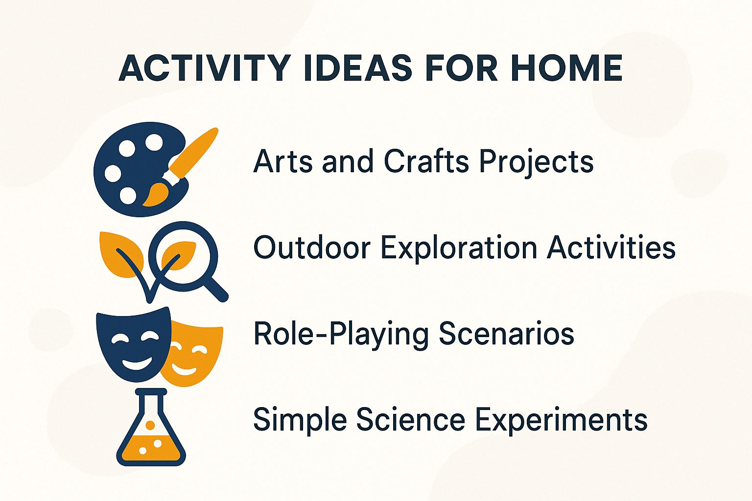 Activity Ideas for Home