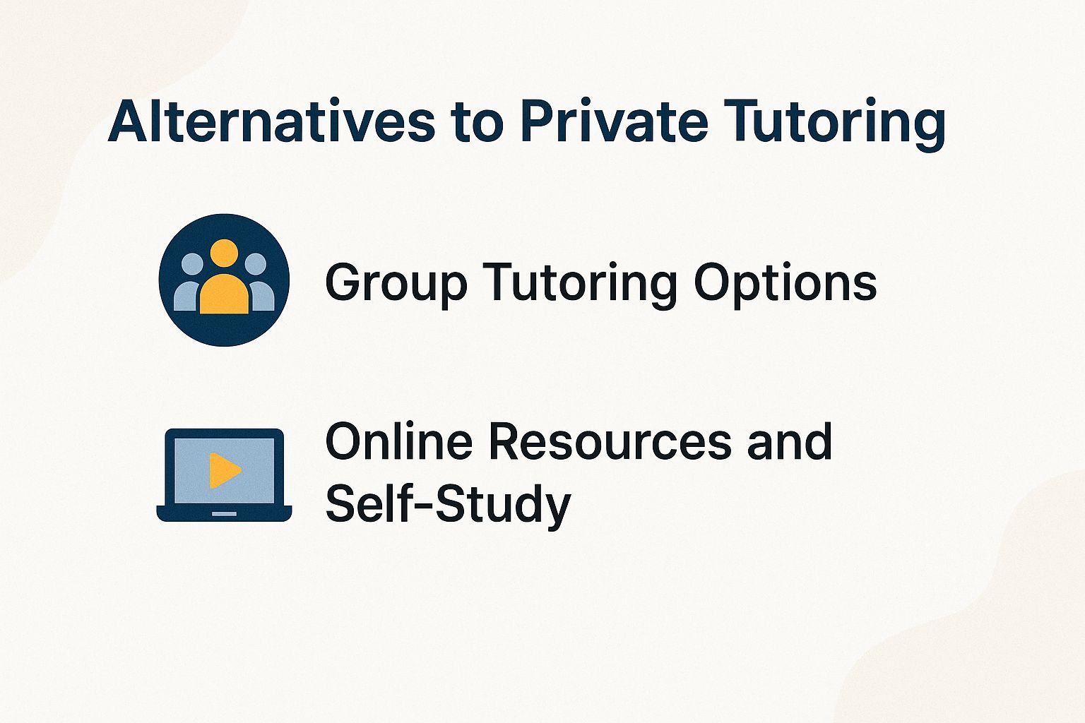 Alternatives to Private Tutoring