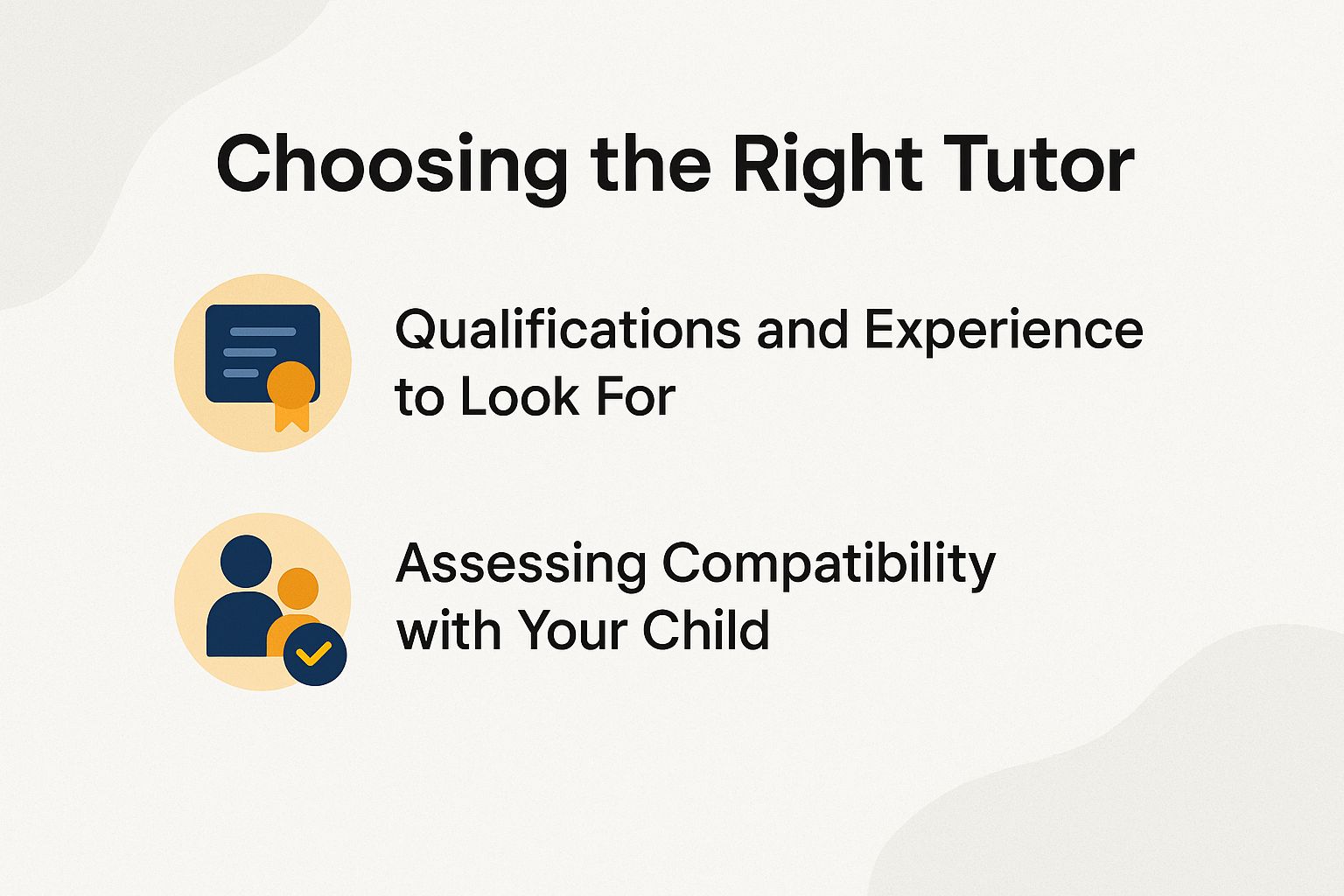 Choosing the Right Tutor