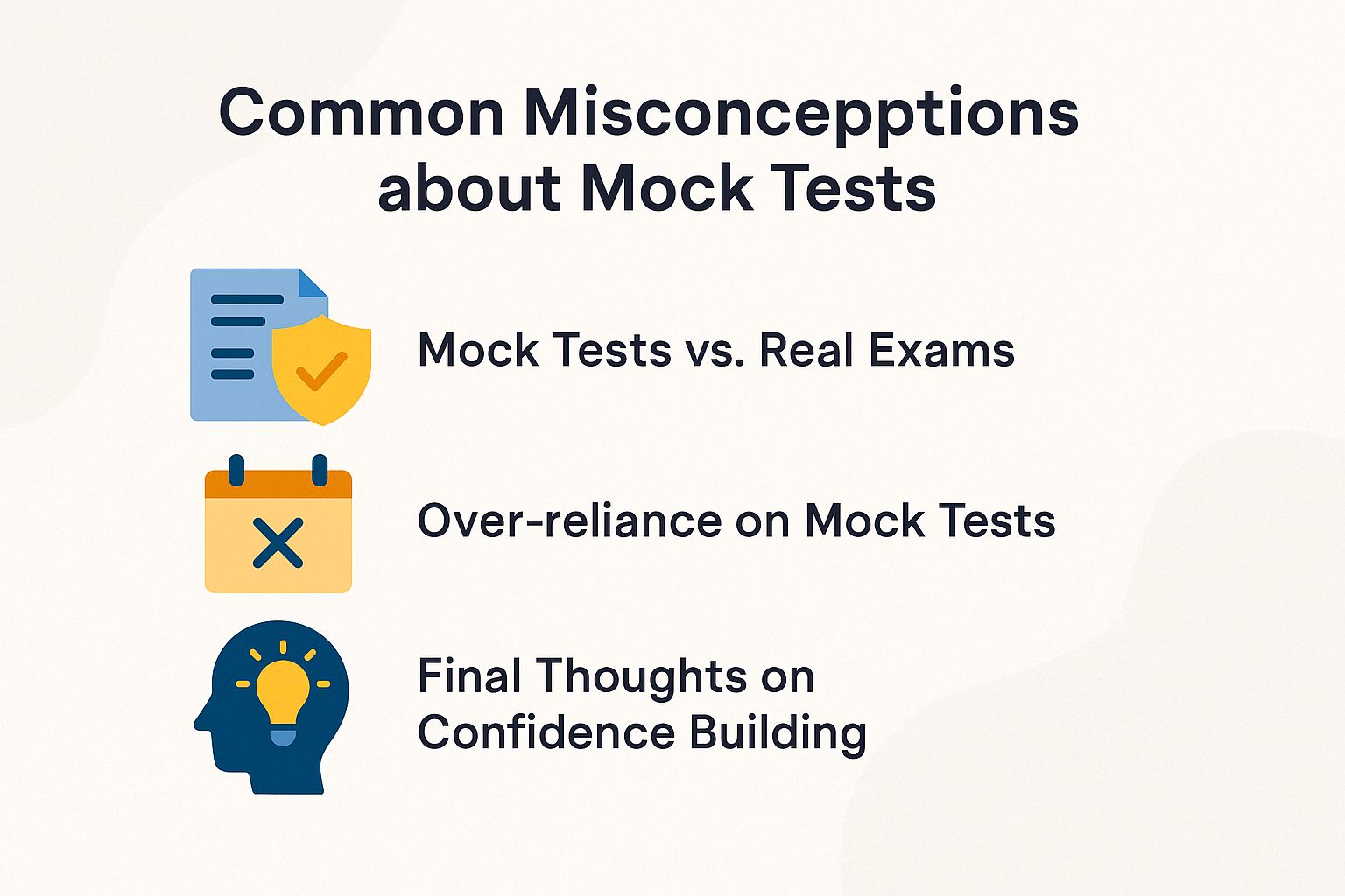 Common Misconceptions about Mock Tests