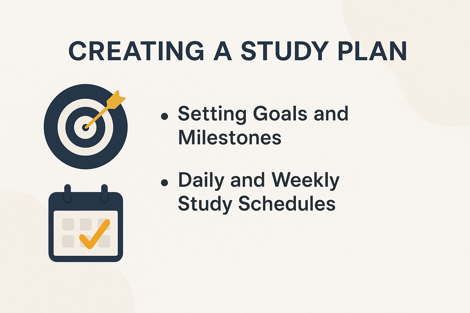 Creating a Study Plan