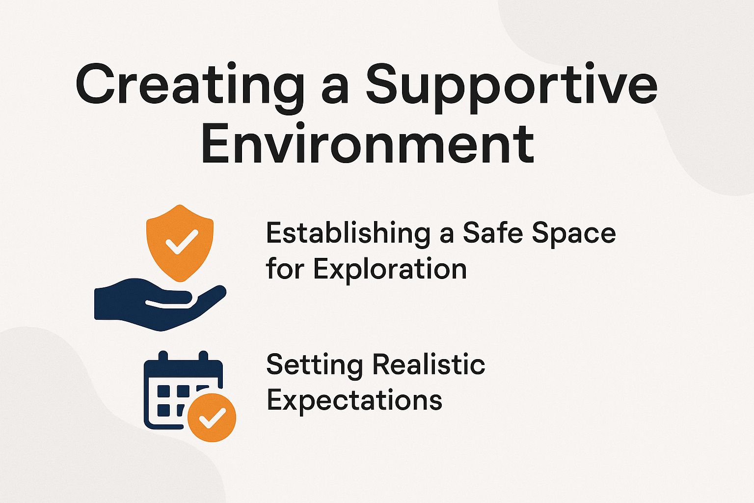 Creating a Supportive Environment