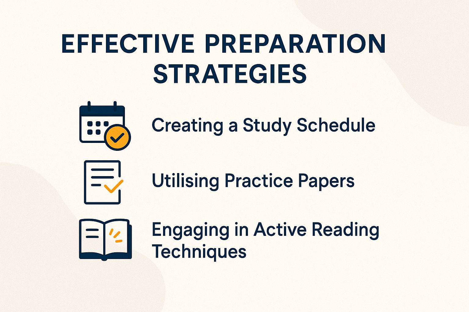 Effective Preparation Strategies