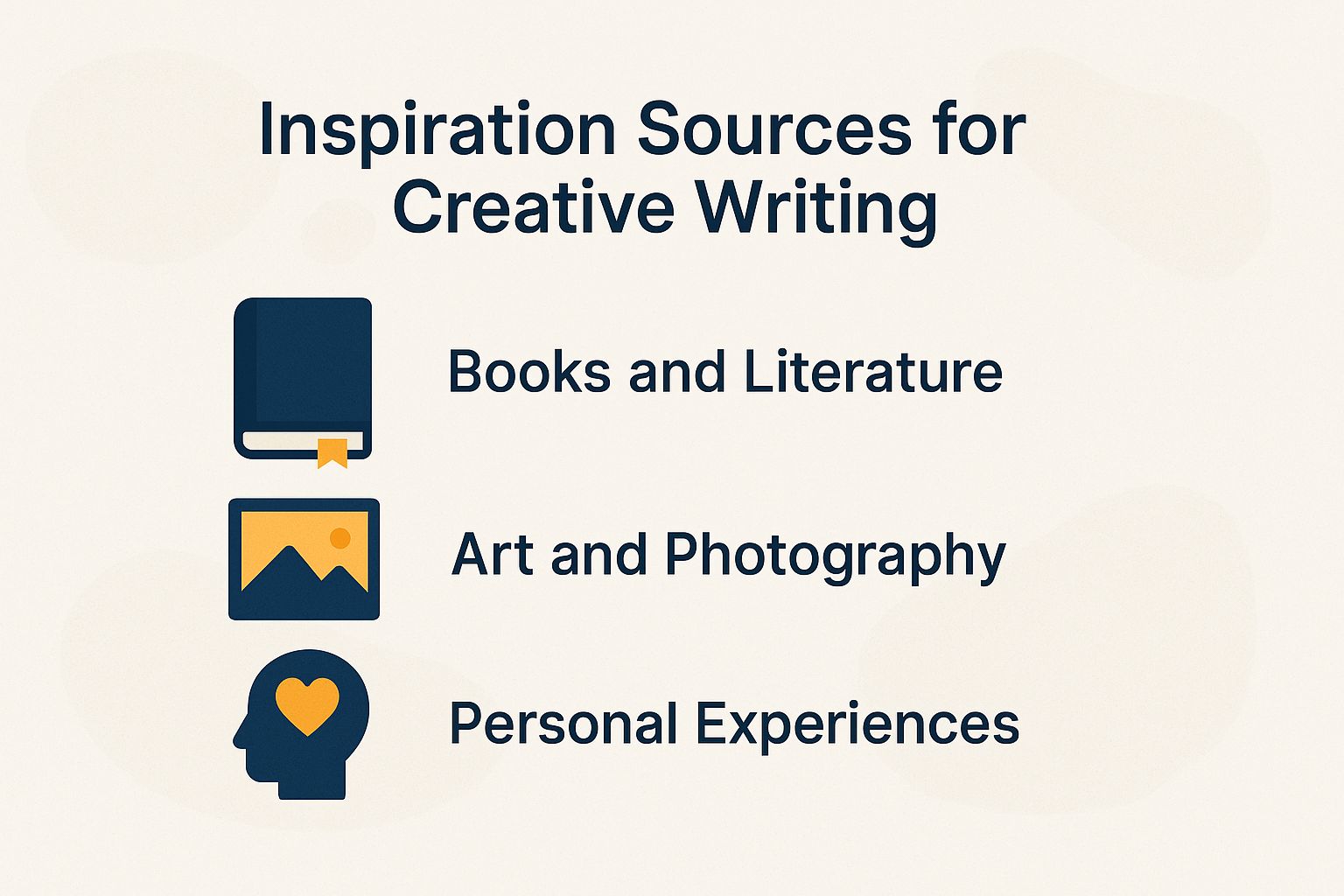 Inspiration Sources for Creative Writing