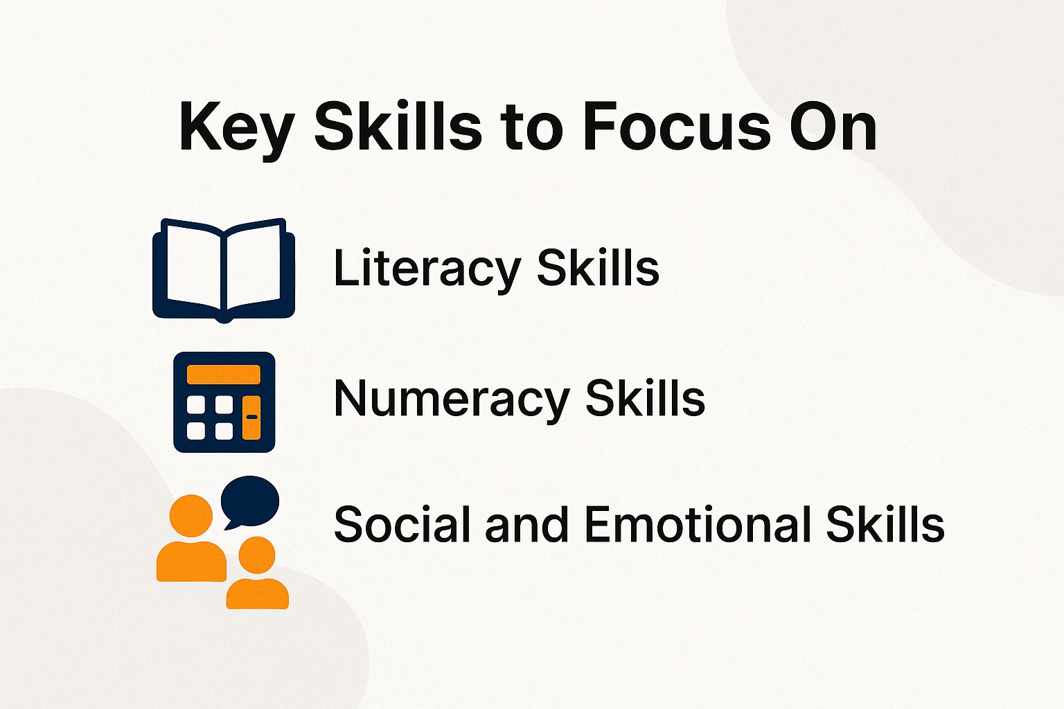 Key Skills to Focus On