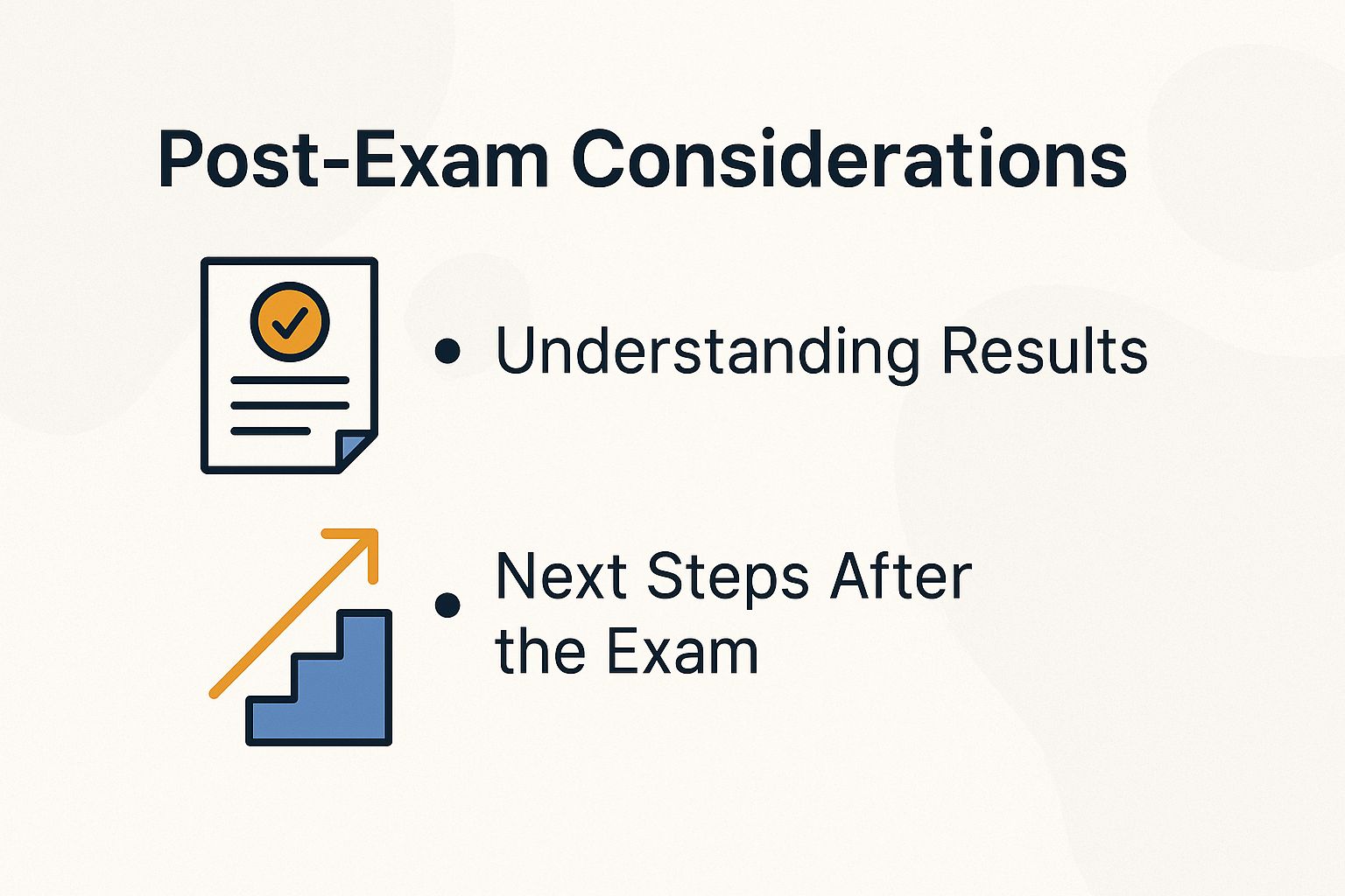 Post-Exam Considerations