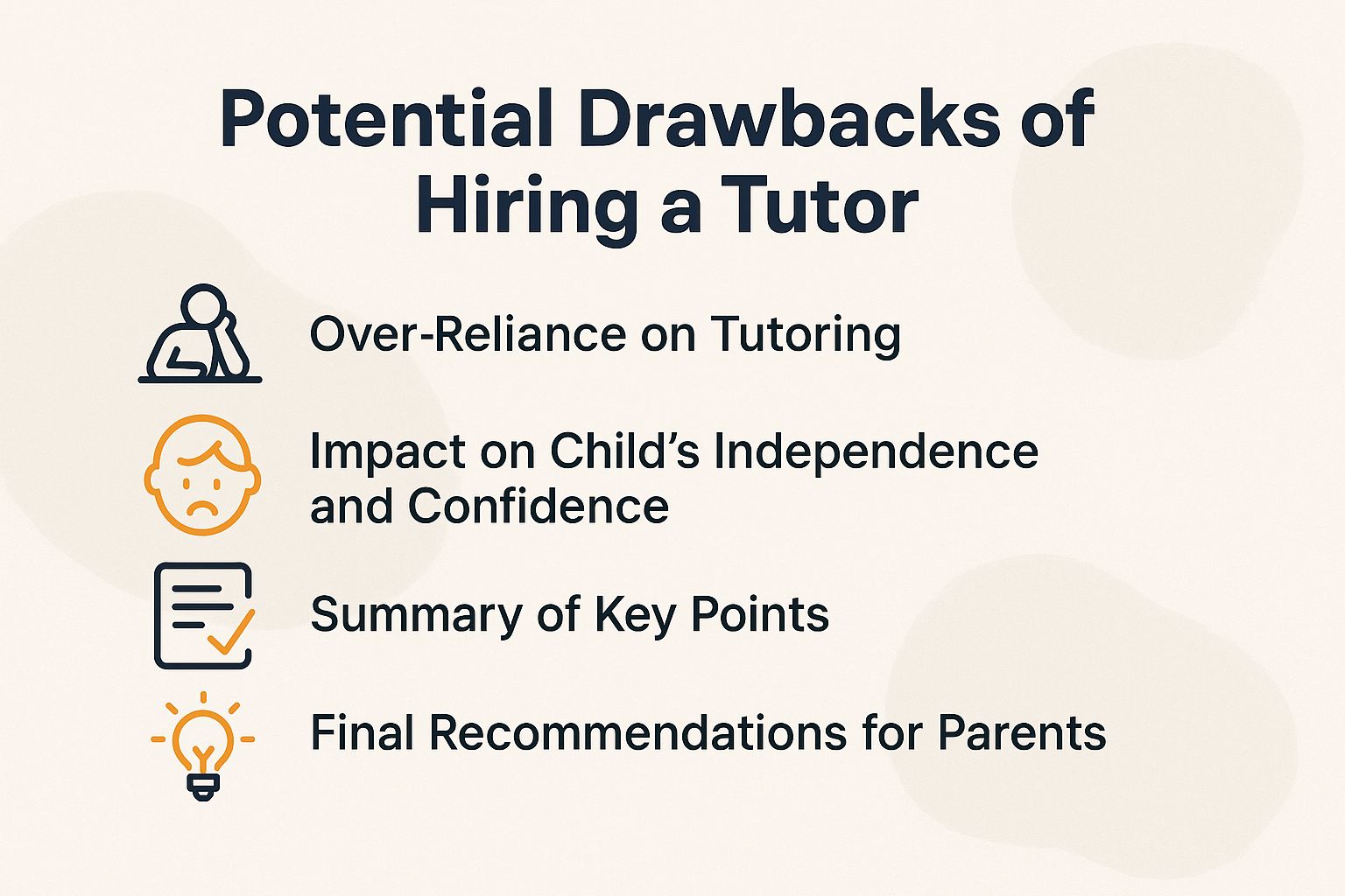 Potential Drawbacks of Hiring a Tutor