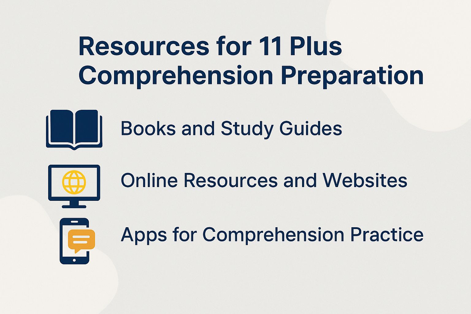 Resources for 11 Plus Comprehension Preparation