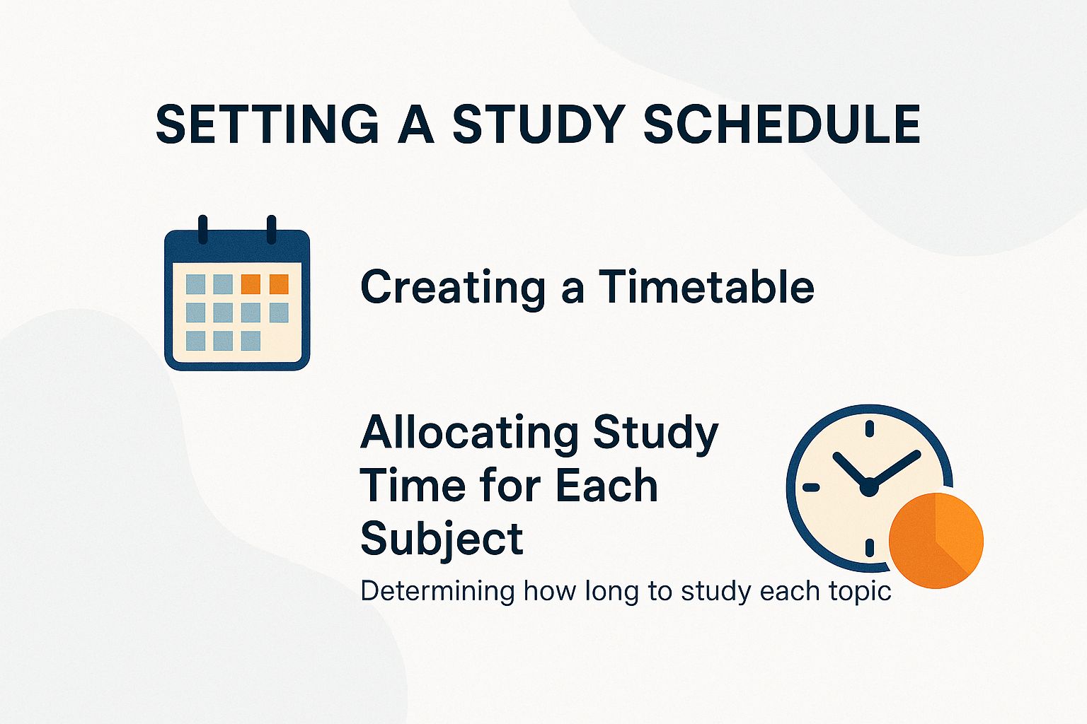 Setting a Study Schedule