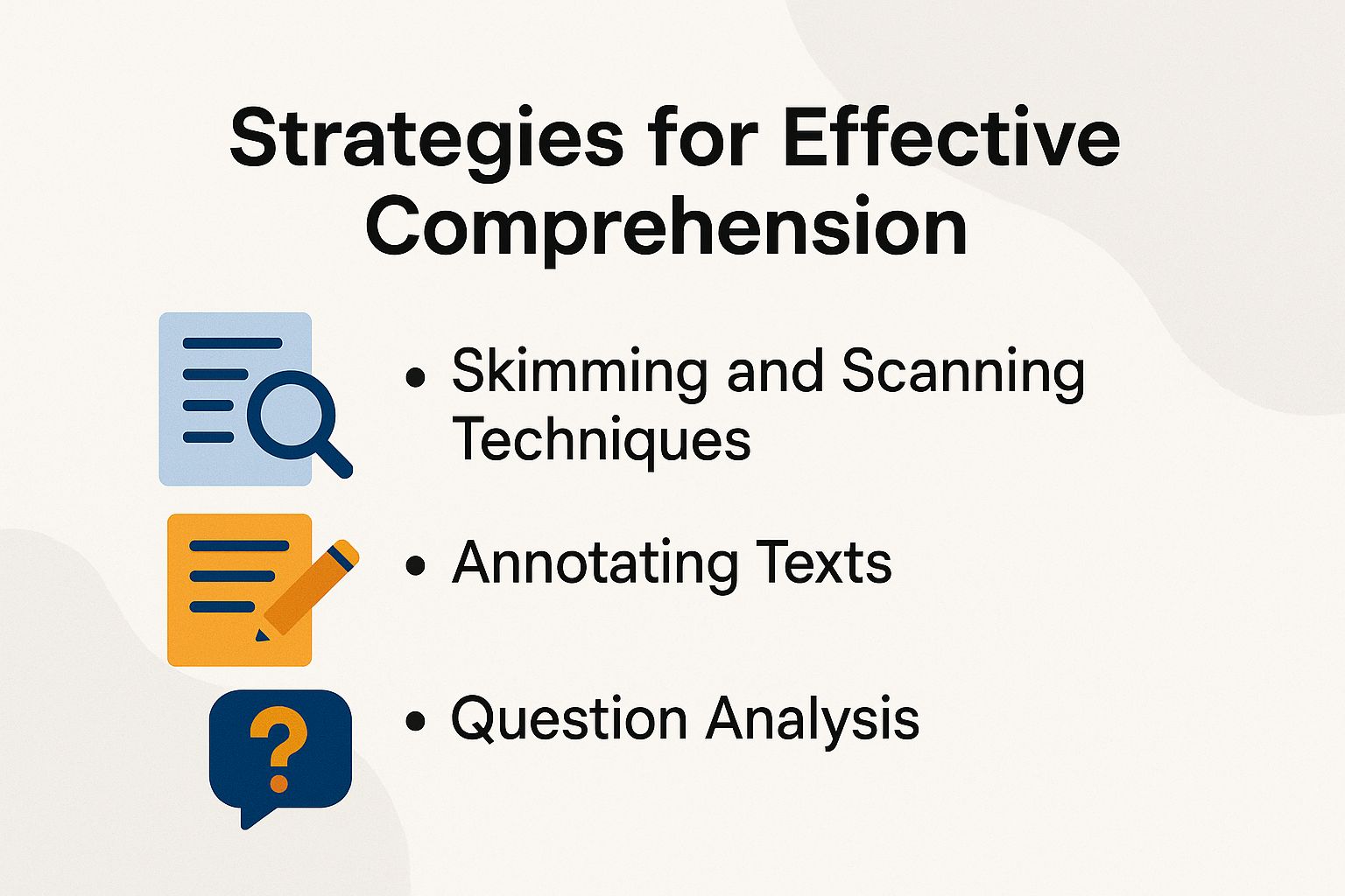 Strategies for Effective Comprehension