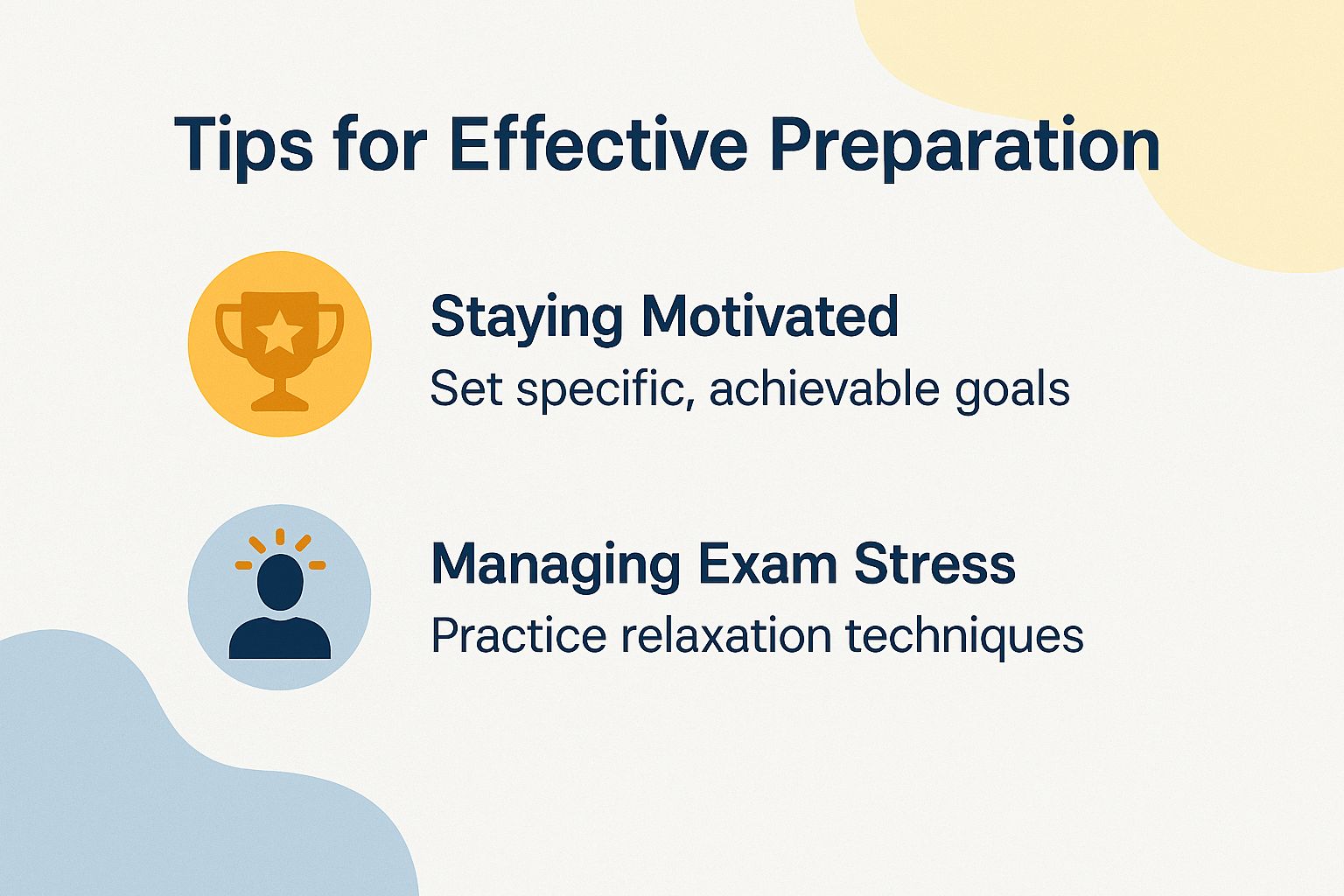 Tips for Effective Preparation