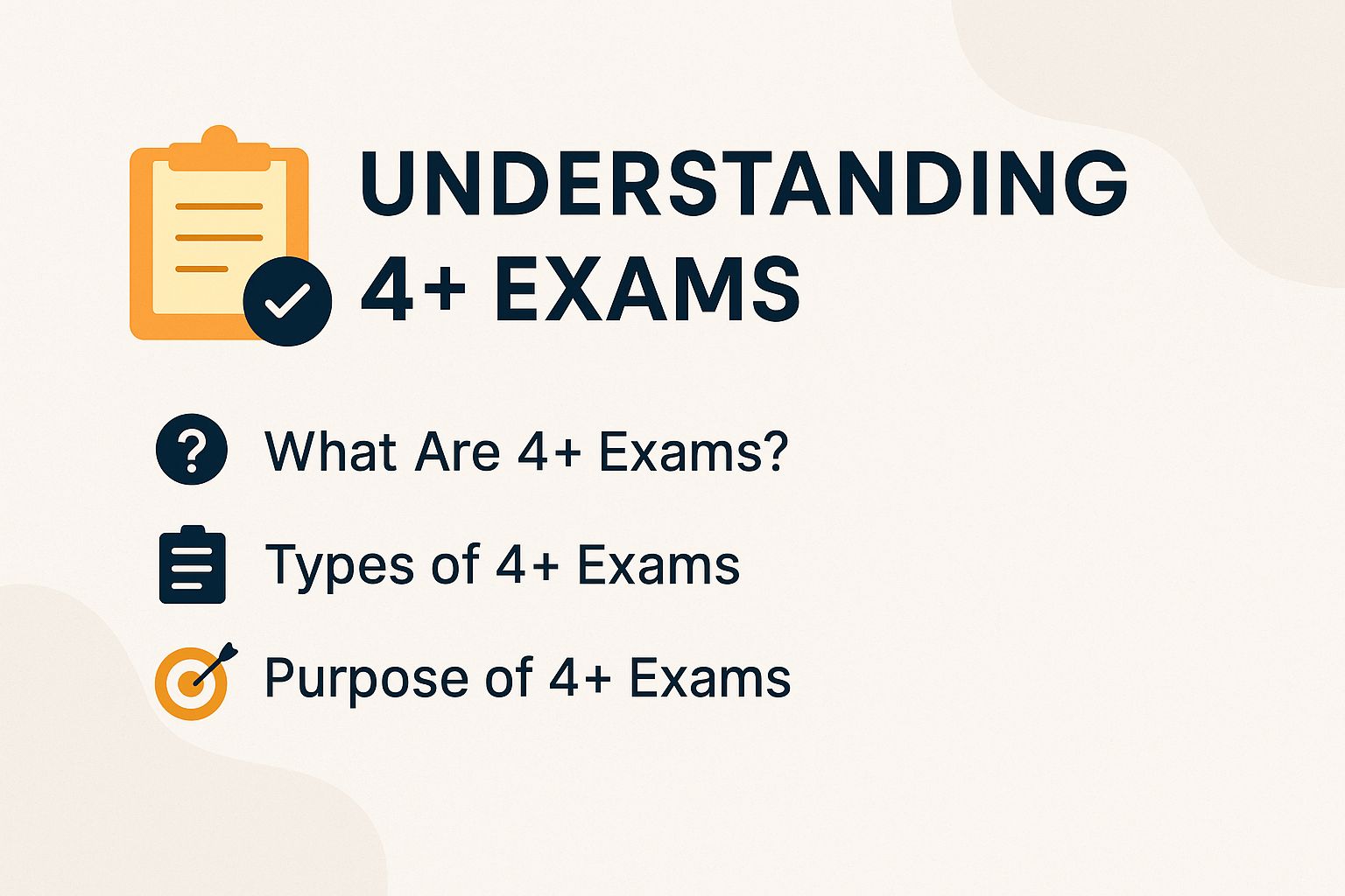 Understanding 4+ Exams