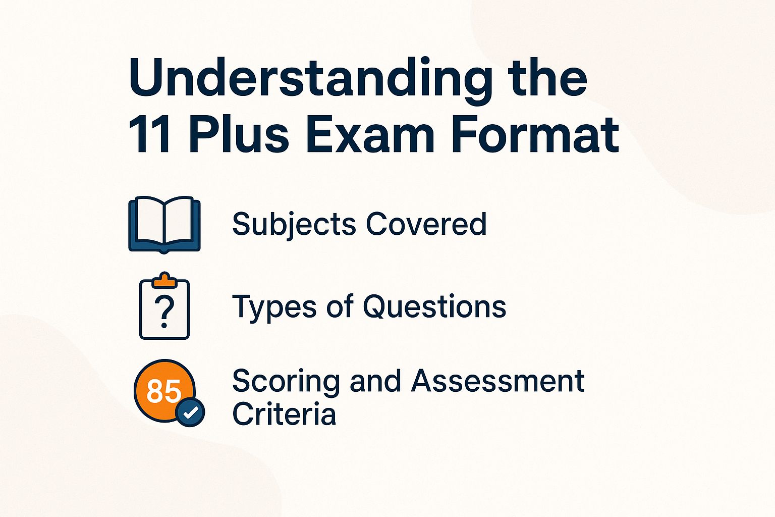 Understanding the 11 Plus Exam Format