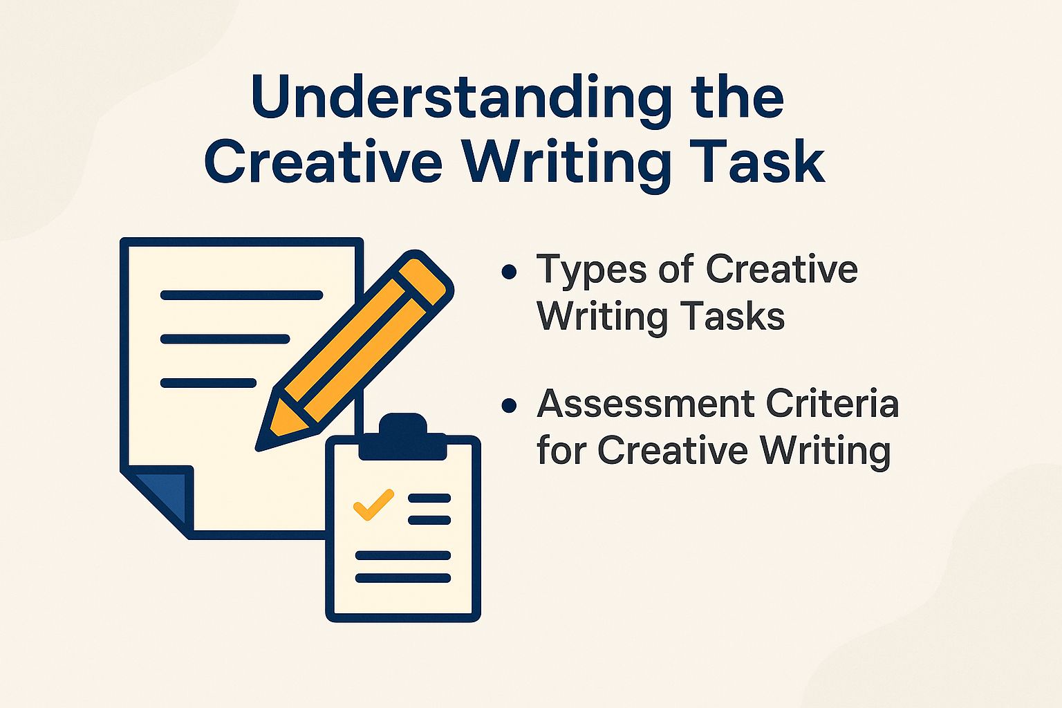 Understanding the Creative Writing Task