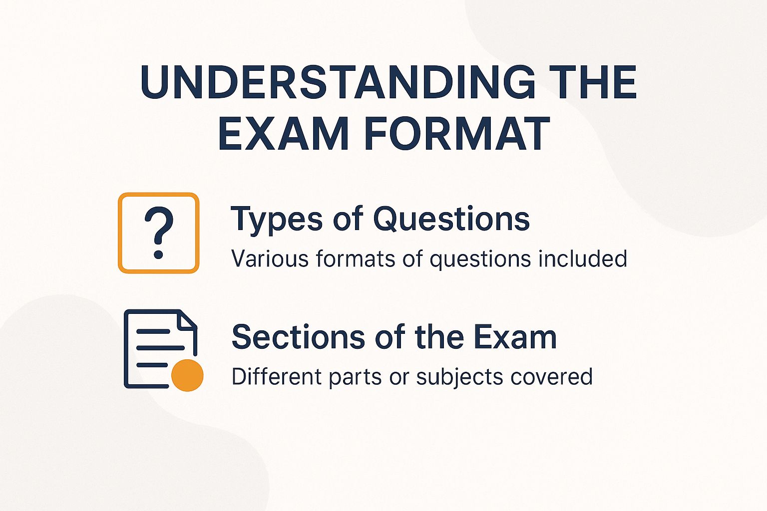 Understanding the Exam Format